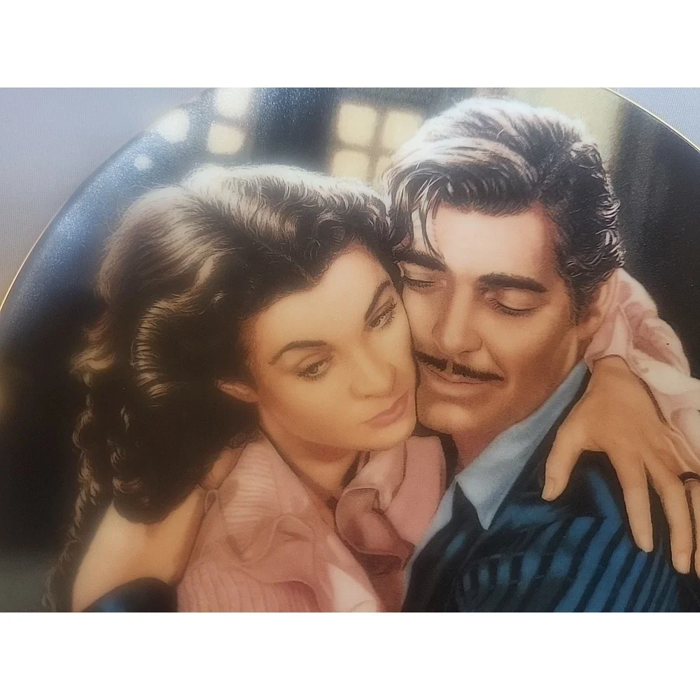 Vtg 'Gone With the Wind' Plate, 'NIGHTMARE' 1993,‎ Limited Ed., 8th In Series